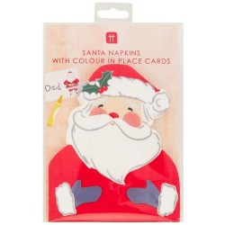 16 tovaglioli  +  16 segnaposto di Babbo Natale. n3