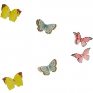 Guirlanda 3D - Fata e mini farfalle