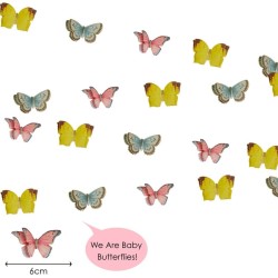 Guirlanda 3D - Fata e mini farfalle. n2