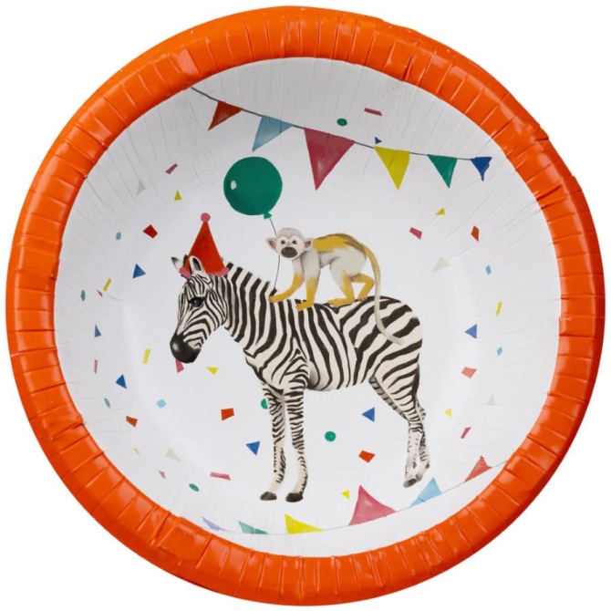 8 ciotole Safari Animal Party 