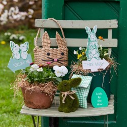Cestino coniglietto Spring Bunny - In Carta Riciclata. n1