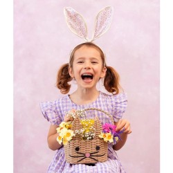 Cestino coniglietto Spring Bunny - In Carta Riciclata. n2