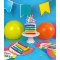 Candelina Happy Birthday Rainbow (10 cm) images:#1