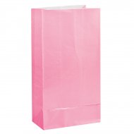 12 sacchetti di carta Rosa pastello