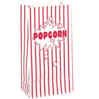 10 sacchetti di carta per popcorn