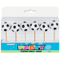 Contiene : 1 x 6 Candele con punta pallone da calcio