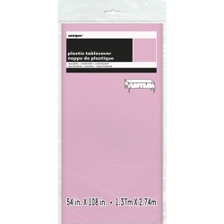 Tovaglia rosa pallido tinta unita - Plastica. n1