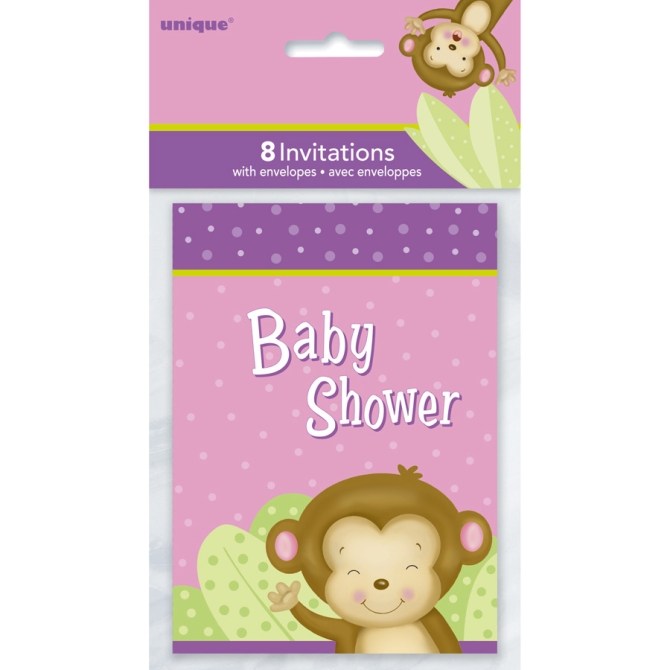 8 Inviti Baby Shower Uistit Girl 