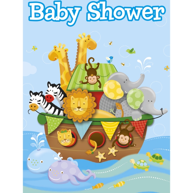 8 Inviti Baby Shower L Arca di No 