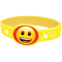 4 Emoji Smiley braccialetti in silicone Emoji Smiley. n2