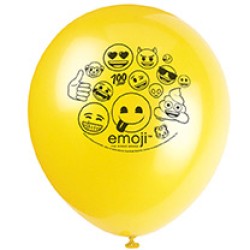 8 Palloncini Emoticon Smile multicolori. n4