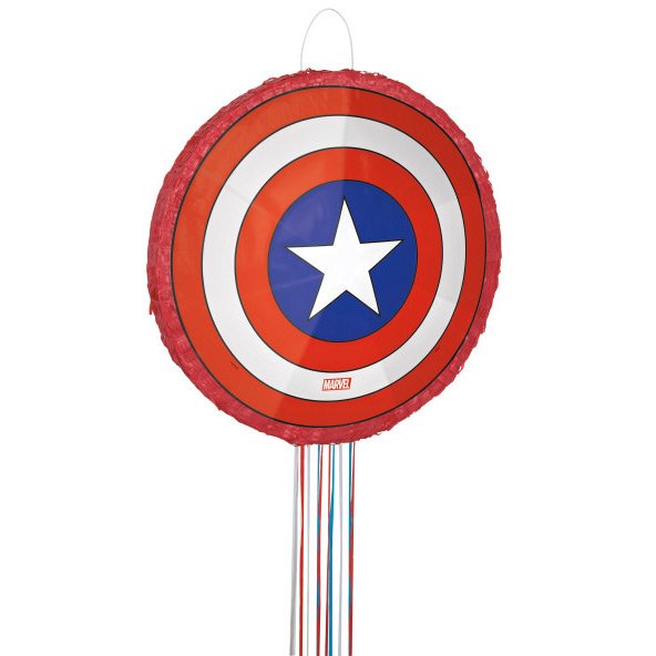 Pull Pinata Scudo Capitan America per il compleanno del tuo bambino -  Annikids