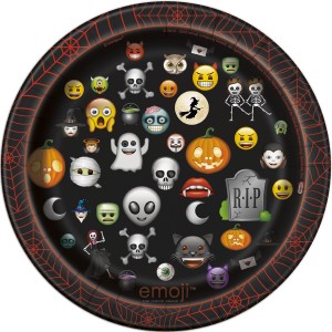 8 Piattini Emoji Halloween