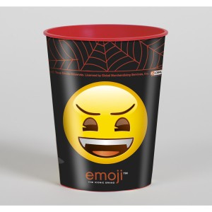 1 Bicchiere Emoji Halloween (30 cl) - Plastica