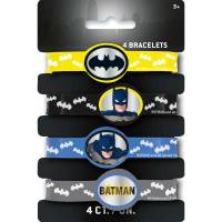 4 braccialetti CC Batman - Silicone