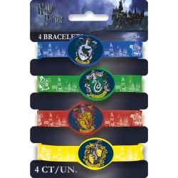 4 braccialetti in silicone di Harry Potter. n2