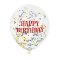 6 Palloncini Happy Birthday e coriandoli multicolori images:#3