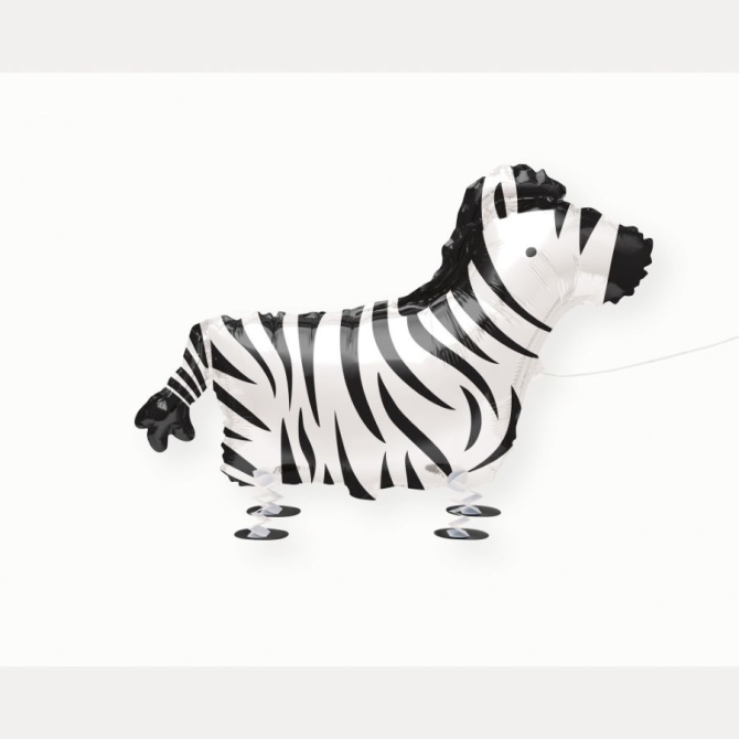 Palloncino Zebra che Cammina - 76 cm 