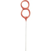 Candela magica oro rosa 17 cm - Numero 8