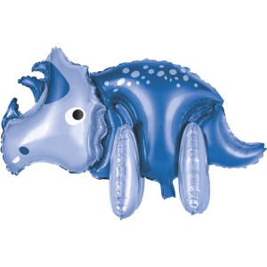 Palloncino gigante Dino blu - 87,6 cm