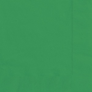 20 tovaglioli - Verde smeraldo