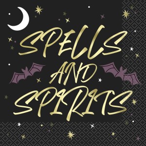 16 tovaglioli di Halloween celestiali Spells and Spirits