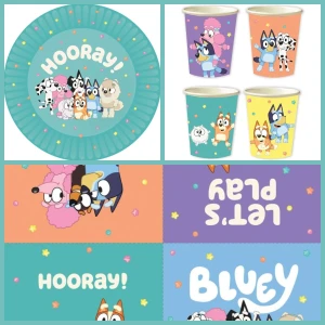 Scatola per feste Bluey Hooray