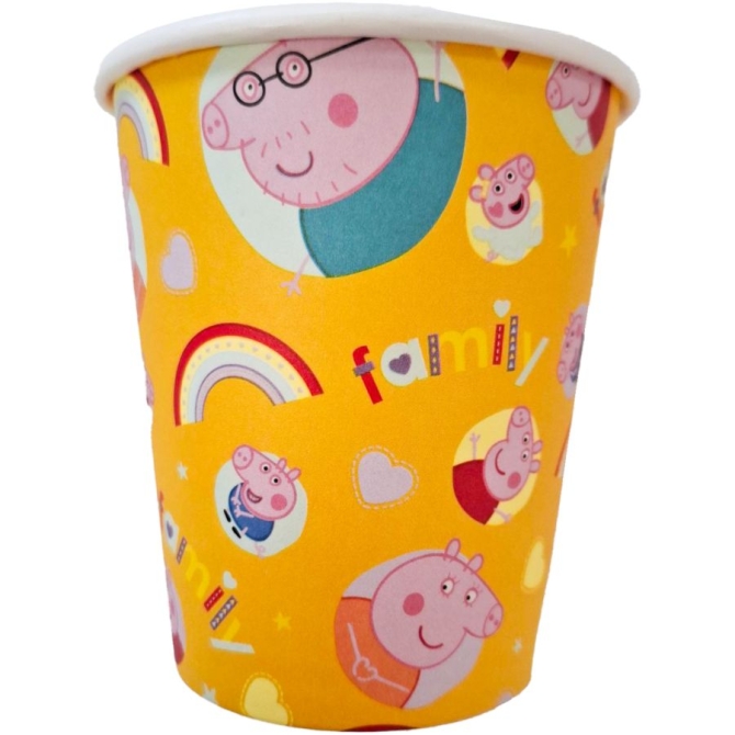 8 tazze di Peppa Pig 