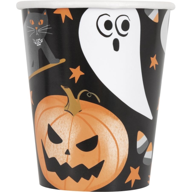 8 tazze Pipistrello e Fantasma