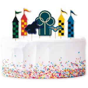 7 decorazioni per torte a tema Case di Harry Potter