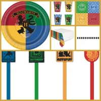 Scatola regalo grande a tema case di Harry Potter