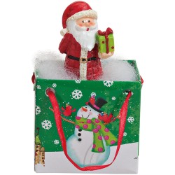 Mini Gift Bag Babbo Natale (5 cm) - Resina. n1