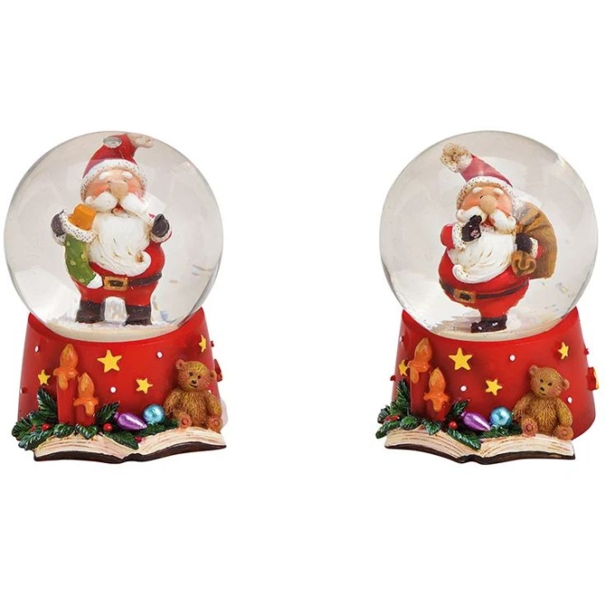 1 Palla di neve - Babbo Natale e Avvento 