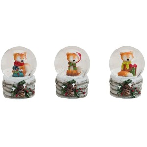Globo di neve - Volpe di Natale