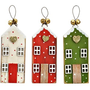 Decorazione natalizia - Casa in legno