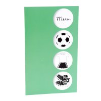 10 Menu - Tema calcio