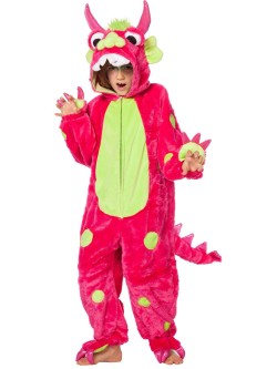 Costume da drago rosa. n2
