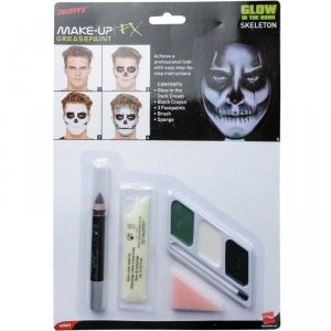 Set trucco Scheletro fosforescente
