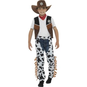 Costume Cowboy con Motivo Mucca