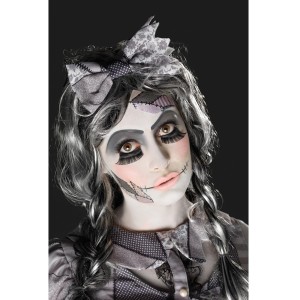 Kit trucco, tatuaggi e ciglia finte Halloween Doll