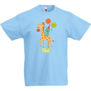 T-shirt personalizzata - Buon Compleanno Giraffa