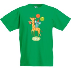 T-shirt personalizzata - Buon Compleanno Giraffa. n°1