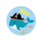 Badge da personalizzarez - Pirata Ahoy! images:#1