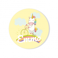 Badge da personalizzarez - Unicorno Baby