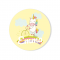 Badge da personalizzare - Unicorno Baby images:#0