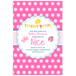 Invito da personalizzare - Baby Shower Bambina. n�1