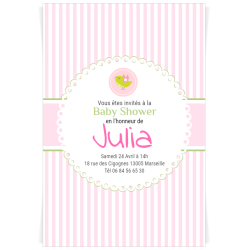 Invito da personalizzare - Baby Shower Bambina. n�2