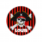 Badge da personalizzare - Teschio pirata images:#0