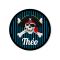 Badge da personalizzare - Teschio pirata images:#1