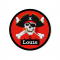 Badge da personalizzare - Teschio pirata images:#2